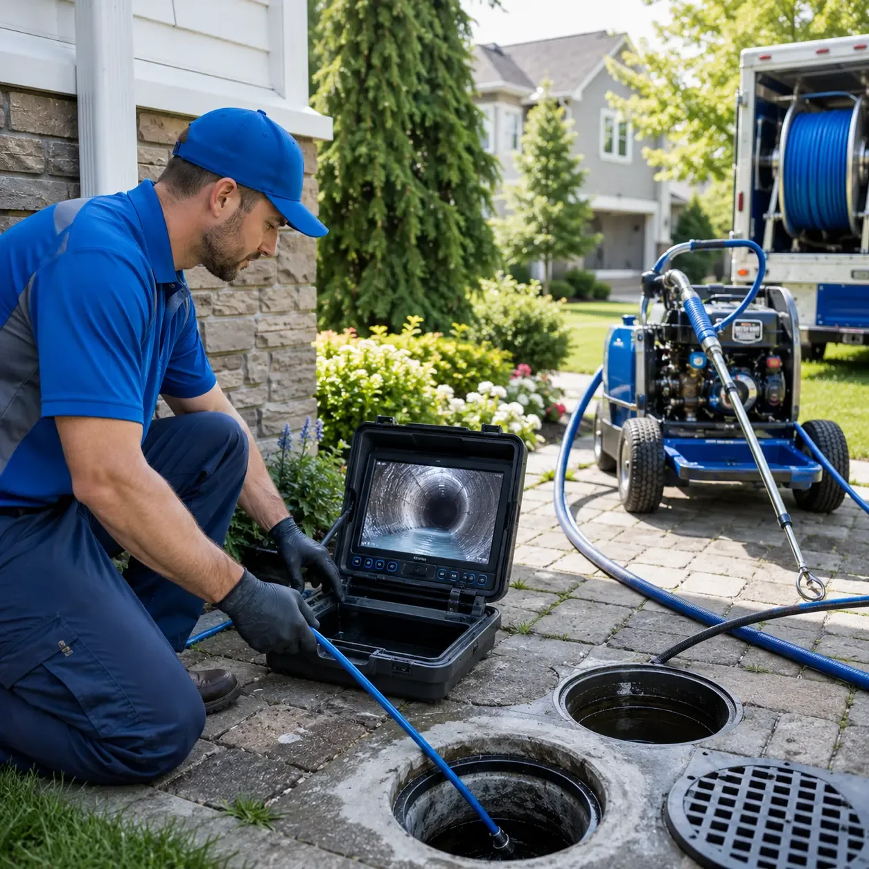 Outdoor drain cleaning professionals serving Nassau, NY